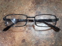 ARMAZON  OPTICO  NUEVO METALICO CON BRAZO RECUBIERTO-HOMBRE